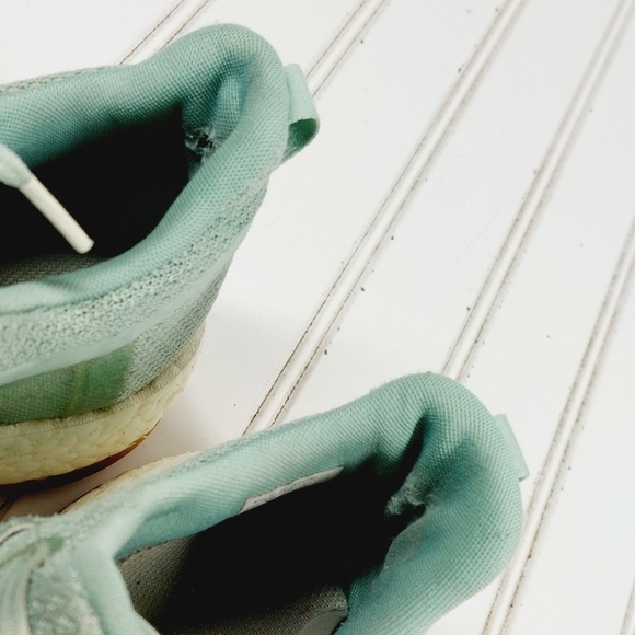 adidas PureBoost X Clima Ash Green Athleisure Slip On Running Sneakers F503 - Picture 12 of 13